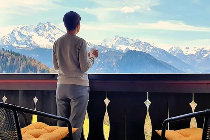 3 Bergpanorama und atenberaubende alpine Almlandschaft für absolute Nichtraucher