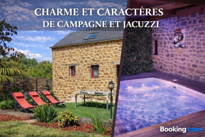 Jacuzzi XXL avec Charme et Caractères de campagne