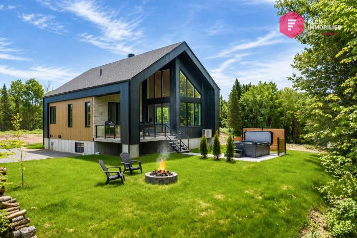 Le Vert Détente - Chalet Spa privé Accès piscine - Golf du Grand Portneuf près de Québec