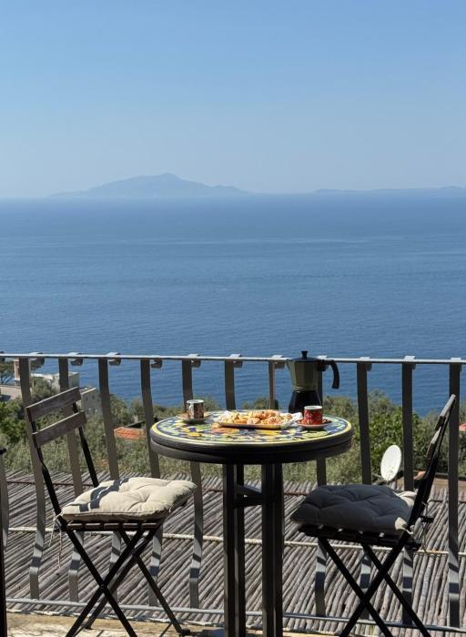 Breathtaking Sea View Apartment on Sorrento Coast with Sunset Terrace & Parking