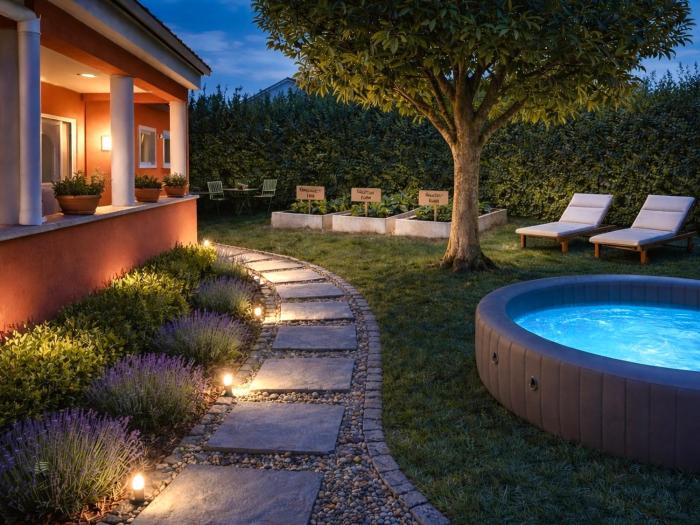 Luna Mediteran Garden Home - Jacuzzi & Gym