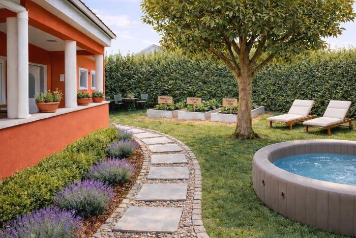 Luna Mediteran Garden Home - Jacuzzi & Gym