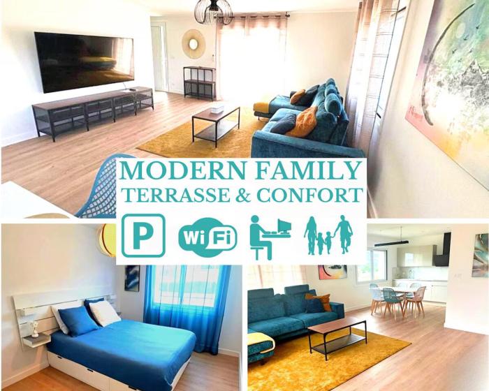 Modern family with Pilat view - AC and Parking NEW