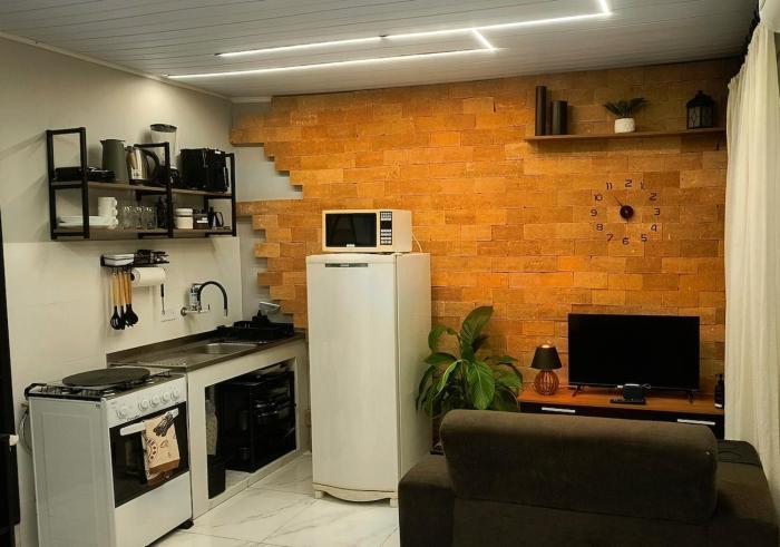 Loft moderno com ar-condicionado 1km da rodoviária