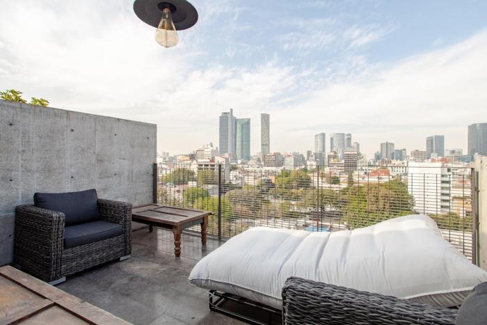 PH in Condesa with a private terrace