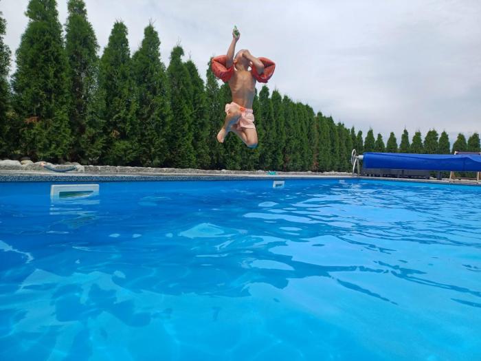 Basen z podgrzewaną wodą jacuzzi dmuchaniec sala zabaw WSZYSTKO W CENIE POBYTU