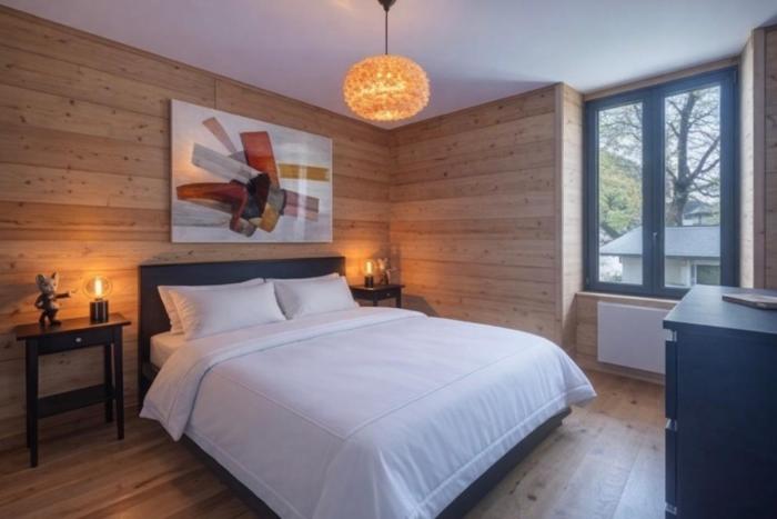Apartment overlooking Mont Blanc with parking