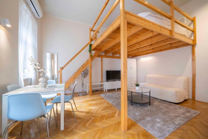 Bright White Studio Next to a Famous New York Café