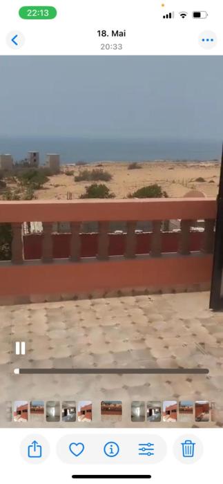 فيلا كتواجد في الدويره اقليم اكادير مطله على البحر