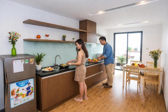 Family 2-Bedroom Apartment with Kitchen & Balcony