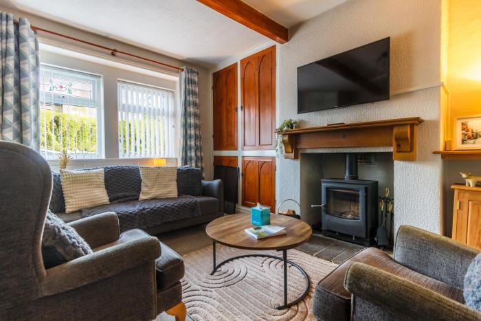 Haworth Stone Cottage with Log Burner and Valley Views