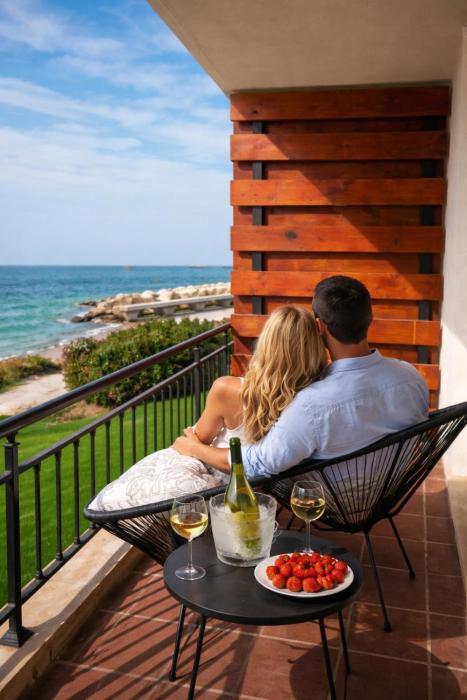 Apartment Caricia complex Carpe Diem Balchik - sea view , free parking & swimming pool