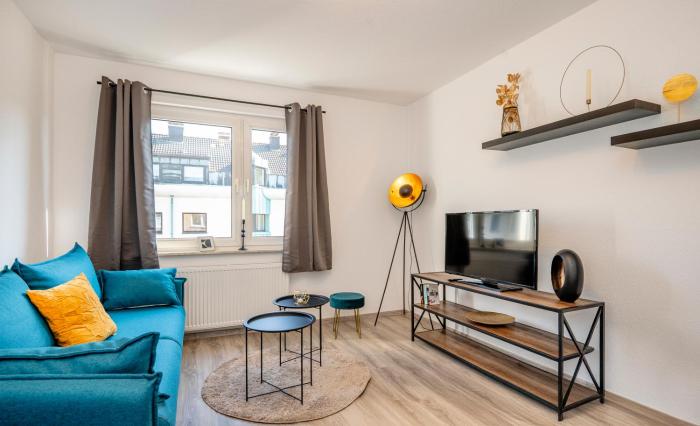 Moderne Wohnung für 6 nahe Arena