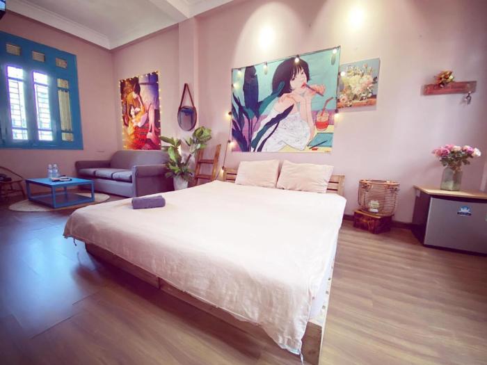 BLUE ROOM with BALCONY