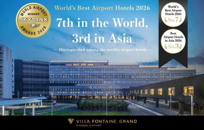 Villa Fontaine Grand Haneda Airport - Directly connected to Haneda Airport Terminal 3