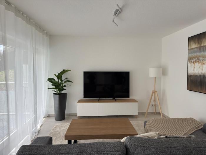 Moderne, helle Wohnung mit großer Terrasse , Bright, modern apartment with large sun terrace