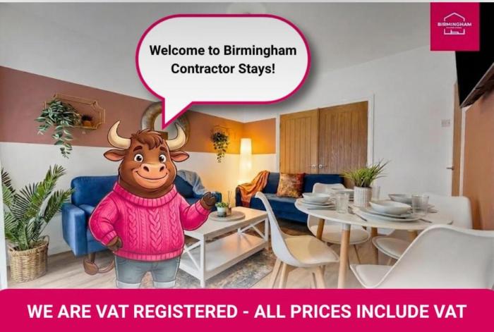 5 Bedroom House by NEC & HS2 with 9 Beds, 2 Baths & Large Driveway - Birmingham Contractor Stays