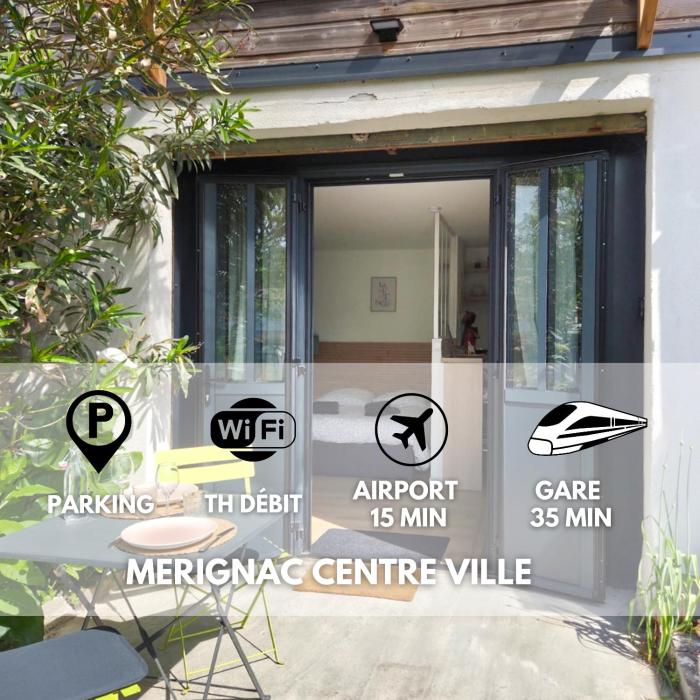 Le Studio Mermoz - Parking gratuit - Airport 15min