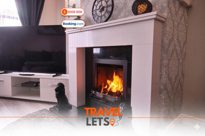 Three Bedroom House By Travel Lets Holiday Homes Strabane With Garden