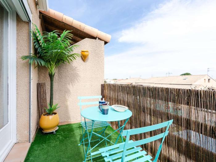 Appartement avec clim, proche lagune - FR-1-409-295