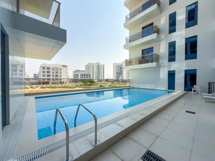 Serene Apartment with Balcony and Pool