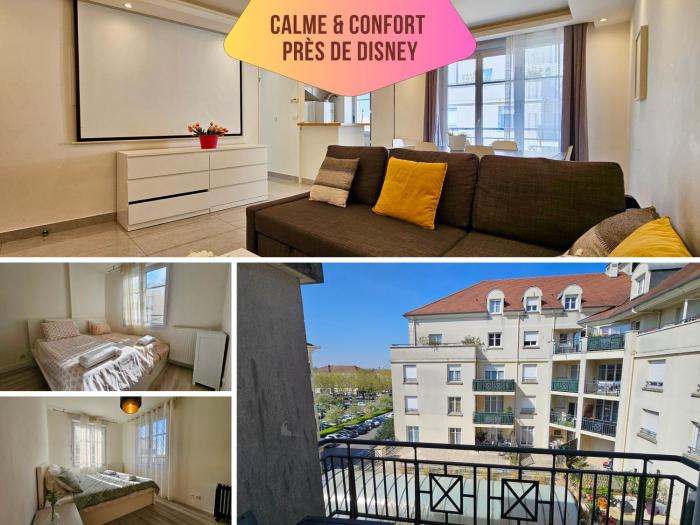 Le Calathea - Appartement T3 à 5 min de Disney et 25min de Paris