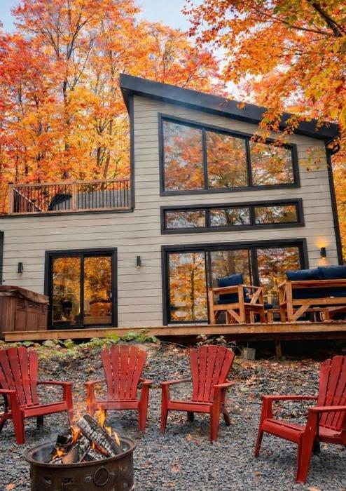 Le Vünik, Lac des Plages entre Tremblant Montebello
