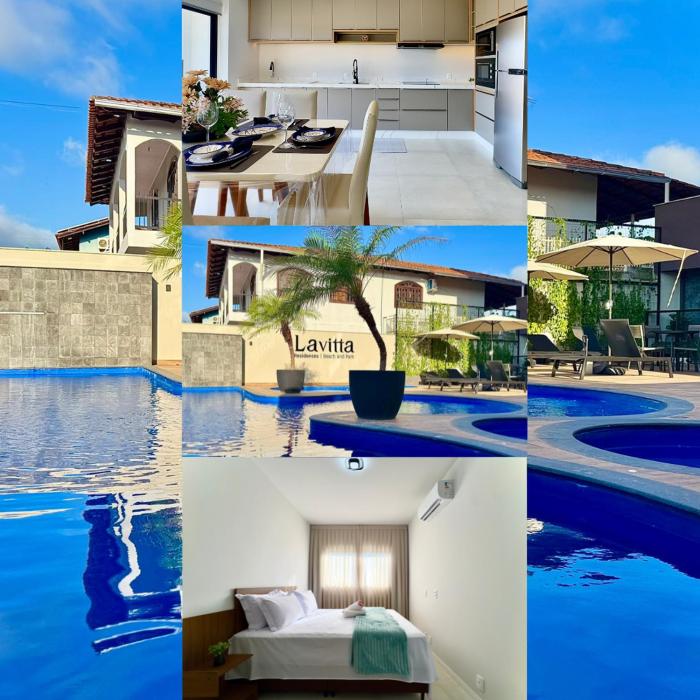 Apto completo c piscina Playground cozinha completa tudo isso a 9min do Beto Carrero a 600m da PRAIA