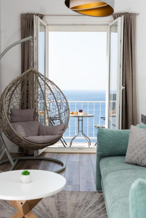 Panoramic sea and Old town view Dubrovnik