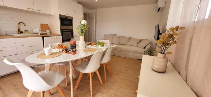 Domino 1 Superbement rénové - 2 chambres - Terrasse à 300m plage commerces