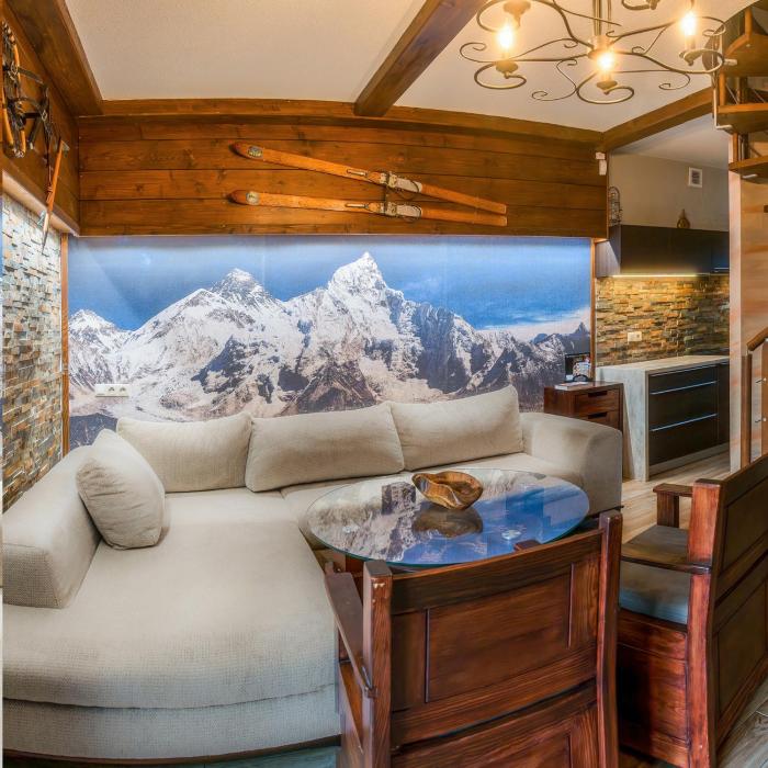 Apartament na Szczycie z Sauną i Kominkiem - Dwupoziomowy