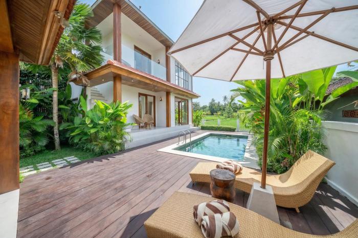 Tembaga by EVDEkimi - Rice Field Views Villa with Outdoor Lounge & Pool