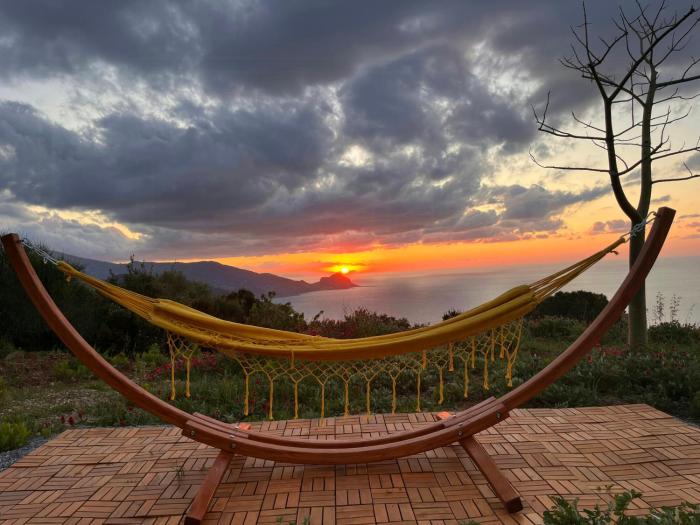 Panoramic Villa With Sunset And Sea View