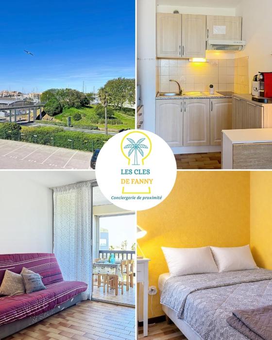 Studio Falaise terrasse, parking, proche plage