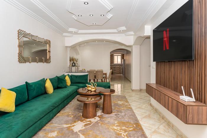 Cozy Apartment in Tangier City Center with Self Check-in, Fast WiFi and Fully Equipped Kitchen