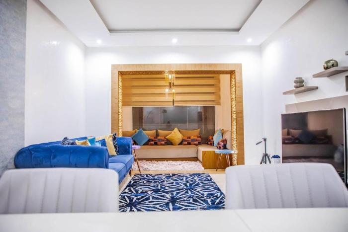 Elegant 2BR Haven in Hay Riad - Fast Wifi & Parking - 4