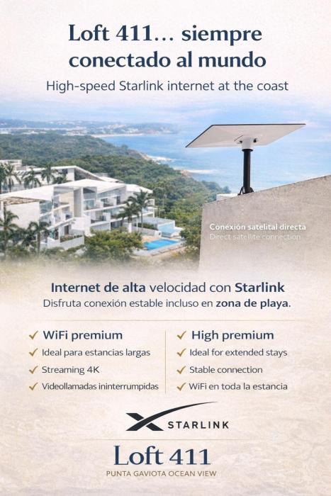 Loft 411 Punta Gaviota Ocean View