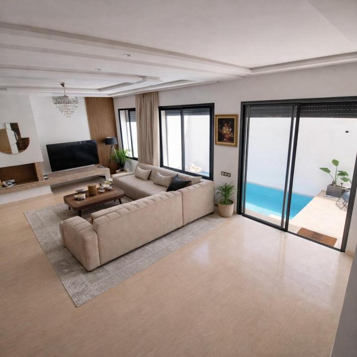 Villa calme plage à pied et piscine privée