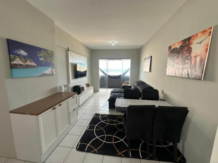 Apartamento completo com vista pra praia e mar