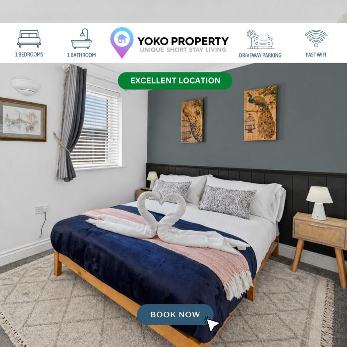 Boutique Bungalow • Excellent Location • Driveway Parking • Fast Wifi • Yoko Property