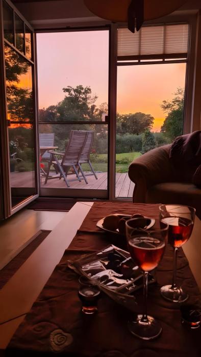 Ferienhaus mit Naturblick