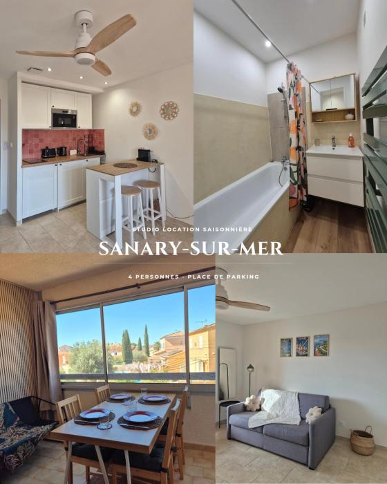 Cozy studio proche plages et gare
