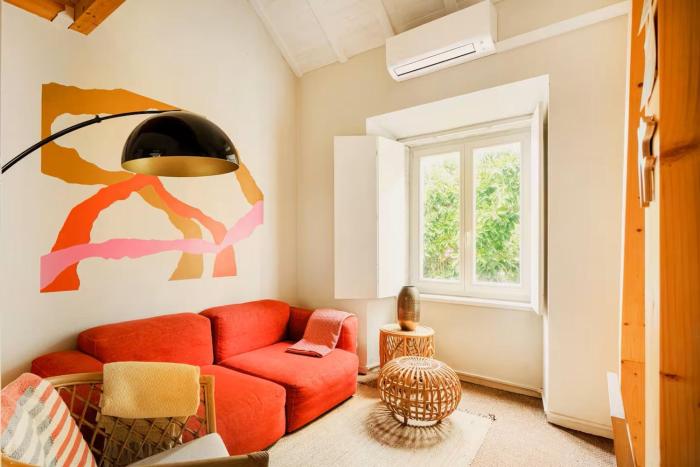 Loft vermelho acolhedor na Graça -Autêntica joia de Lisboa
