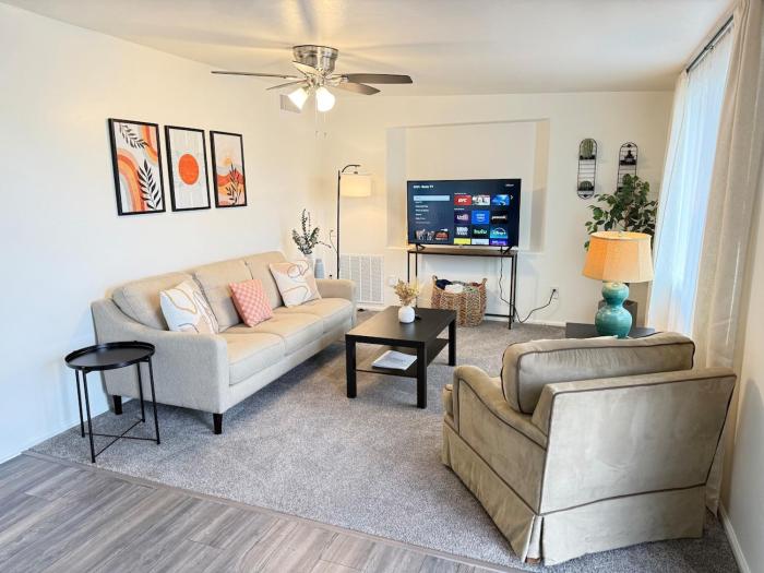 Central Retreat with Office & Patio