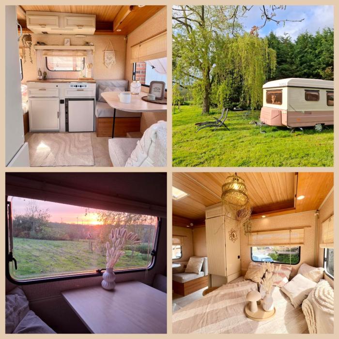 Caravane So Cute and Cosy à la Ferme de la Chevêche - près de Namur - Ardennes