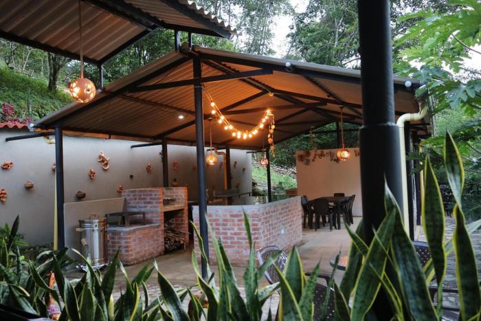 Cabaña con BBQ