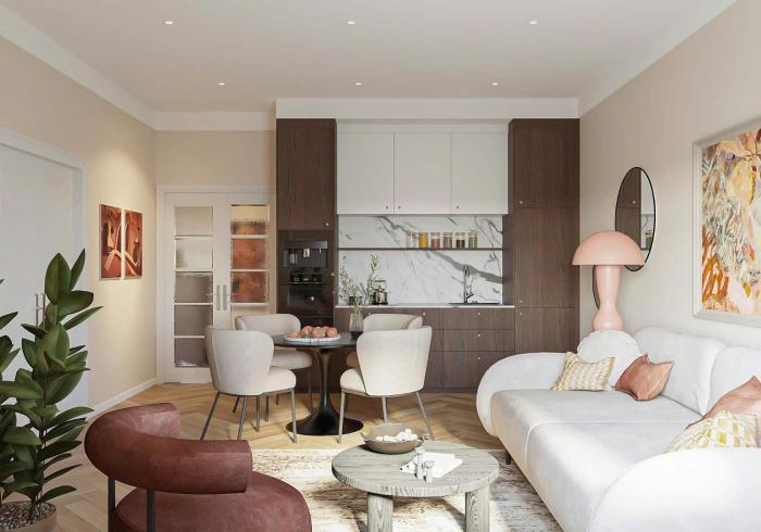 Elegant 2BR Retreat in Karoly Krt - Designer Inter