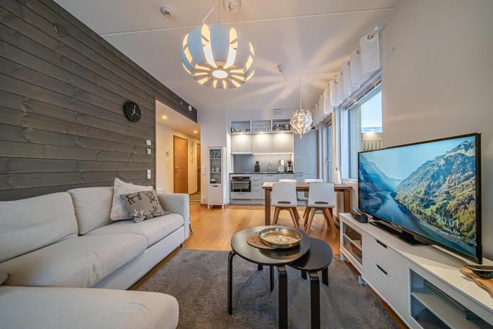 Modern Ski Apartment in Levi Centre-Private Sauna