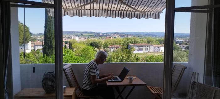 Un balcon sur la Cité médiévale, appartement cosy et lumineux