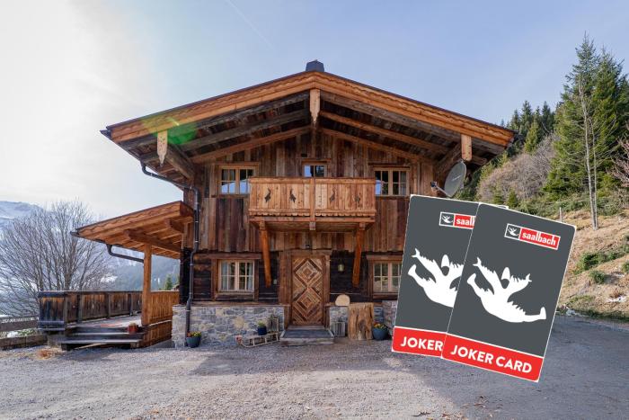 Lengaualm- Almhütte in Saalbach Hinterglemm mit Joker Card
